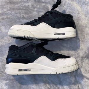 Air Jordan 4 RM Black Light Bone Sneakers